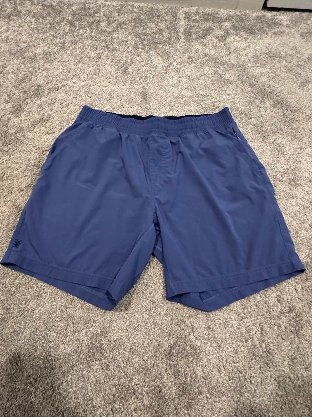 RHONE | Blue Athletic Shorts